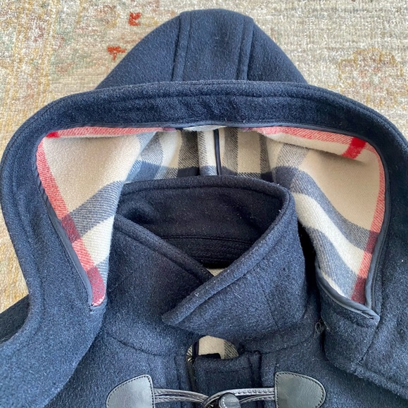 Burberry black Wool duffle coat size 14Y or womens XS - Picture 4 of 11